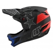 Вело шолом фуллфейс TLD D4 Carbon [Freedom 2.0 Black/Red] розмір XL