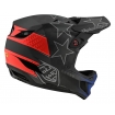 Вело шолом фуллфейс TLD D4 Carbon [Freedom 2.0 Black/Red] розмір XL