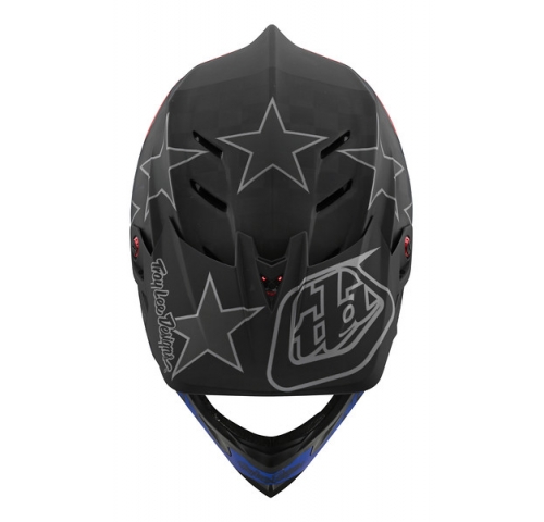 Вело шолом фуллфейс TLD D4 Carbon [Freedom 2.0 Black/Red] розмір XL