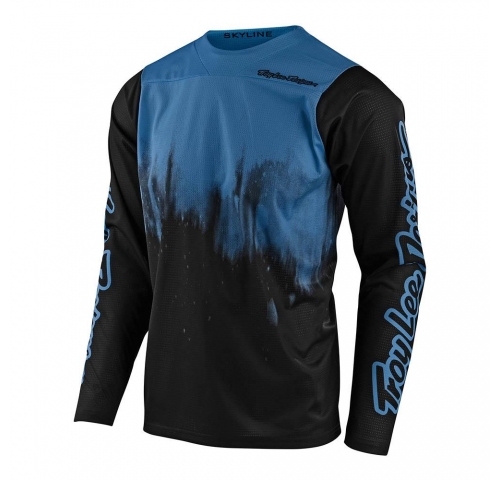 Джерсі TLD Skyline L/S Jersey, [DIFFUZE BLUE BIRD / BLACK], розмір L
