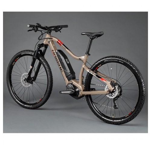 Электровелосипед Haibike SDURO HardNine 4.0 500Wh 20 s. Deore 29", рама L, песок-красно-черный, 2020