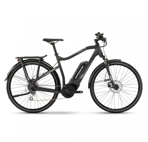 Электровелосипед Haibike SDURO Trekking 1.0 men 400Wh 8 s. Acera 28", рама L, черный-титан-серо-мато