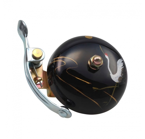 Дзвоник Crane Suzu Handpainted Tsuru “Журавель” 55мм алюміній