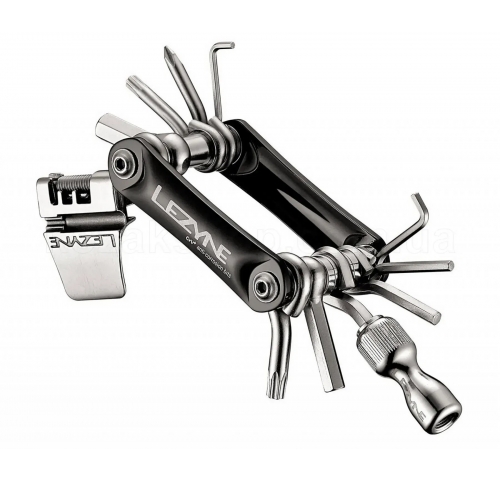 Мультитул LEZYNE RAP 15 чорний + перехідник CO2