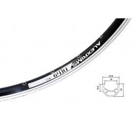 Обод 26" Alex Rims DH19 559x18мм пист. 36 отв. чорний Обод 26" Alex Rims DH19 559x18мм пист. 36 отв. чорний