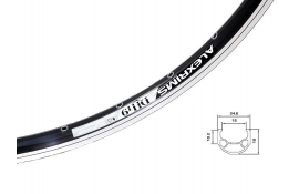 Обод 26" Alex Rims DH19 559x18мм пист. 36 отв. чорний