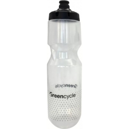 Фляга 1,0 Green Cycle GBT-520 зі збільшенним клапаном, прозора