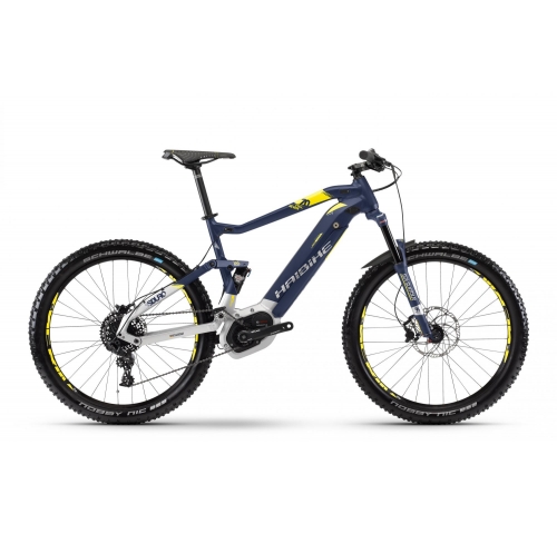 Электровелосипед Haibike SDURO FullSeven 7.0 500Wh 27,5", рама L, сине-бело-желтый, 2018