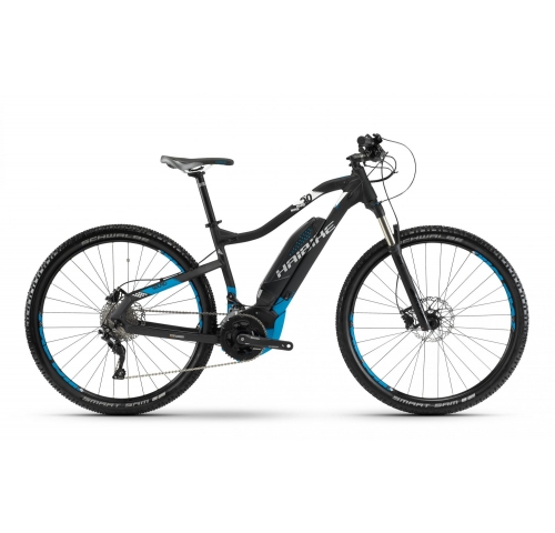 Электровелосипед Haibike SDURO HardNine 5.0 500Wh 29", рама L, черно-сине-белый, 2018