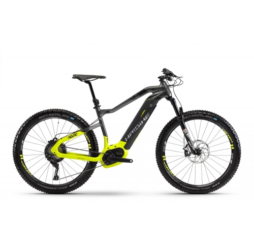 Электровелосипед Haibike SDURO HardSeven 9.0 500Wh 27,5", рама L, титан-черно-жёлтый, 2018