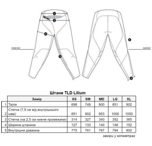 Штаны TLD WMNS LILIUM PANT [Coffee] MD