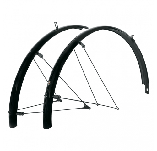 Комплект крил SKS BLUEMELS BASIC 28", 45 MM чорний