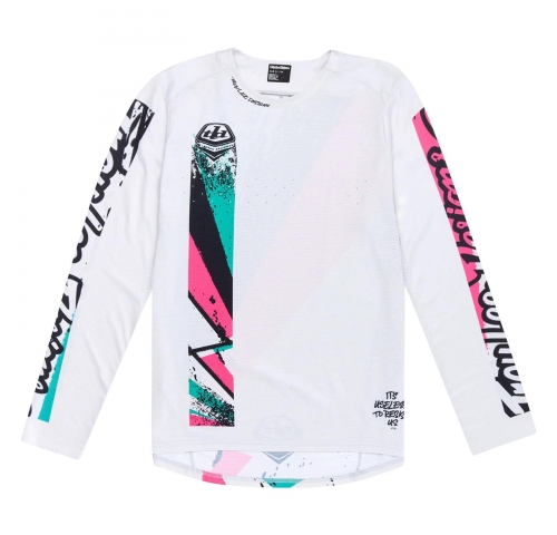 Джерсі TLD SPRINT JERSEY; FULL PULL [CHALK] L
