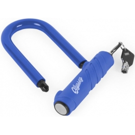 Замок ODYSSEY SLUGGER ALUMINUM U-LOCK - 120mm X 55mm (w/2 KEYS) - синій