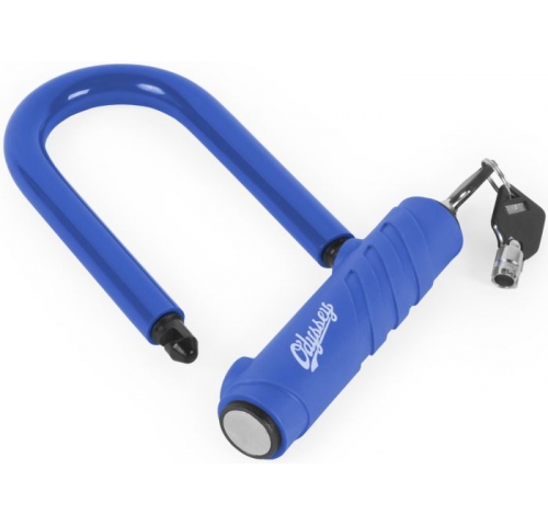 Замок ODYSSEY SLUGGER ALUMINUM U-LOCK - 120mm X 55mm (w/2 KEYS) - синій