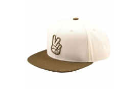 Кепка TLD FLAT BILL SNAPBACK; PEACE VINTAGE [WHITE / OLIVE] OSFA