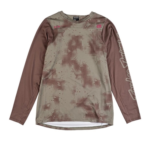 Джерсі TLD SKYLINE CHILL JERSEY SCATTERED [OLIVE] LG