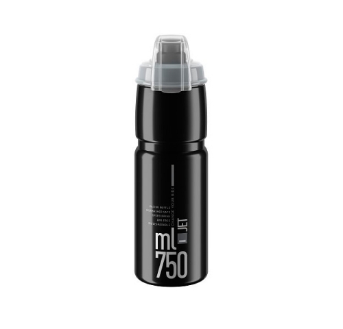 Фляга ELITE JET PLUS чорний/сірий 750мл