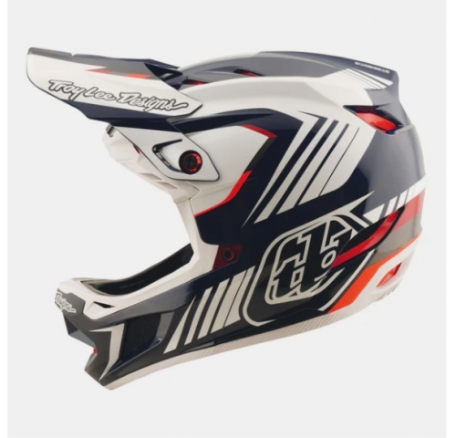 Вело шолом D4 POLYACRYLITE HELMET; QUALIFER [BLUE/WHITE] M