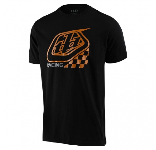 Футболка TLD Precision 2.0 Checkers Tee, чорний, L