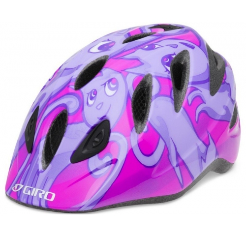 Шлем велосипедный Giro Rascal розов. Cats, S/M (46-50см)