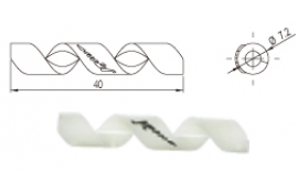 Захист рами Alligator від тертя рубашок Spiral (4/5 мм) білий Захист рами Alligator від тертя рубашок Spiral (4/5 мм) білий