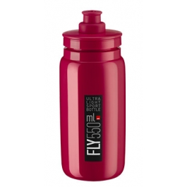Фляга ELITE FLY амарант з чорним лого 550 мл