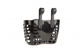 Кошик дитячий пластиковий на кермо ONRIDE Pony Maxi чорний для велосипедів 16-20"