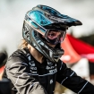 Вело шолом D4 POLYACRYLITE HELMET; QUALIFER [BLUE/WHITE] L