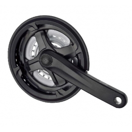 Шатуни Prowheel ТА-CM68 (42-34-24), L-170 мм чорний / срібний Шатуни Prowheel ТА-CM68 (42-34-24), L-170 мм чорний / срібний