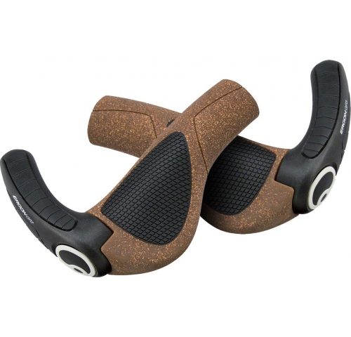 Гріпси Ergon GP3 S BioKork коричневий/чорний