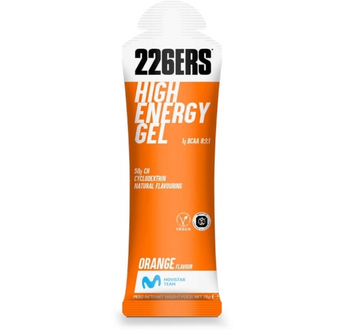 Гель 226ERS High Energy 50г вуглеводів BCAA апельсин 76г
