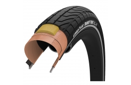 Покришка 27.5x2.40 (61-584) GoodYear Transit Tour S3: Protection,Wire,Black+reflective strips, 60tpi