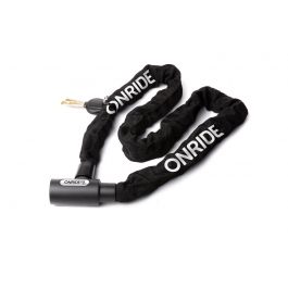 Велозамок ONRIDE Tie Lock 10 ланцюговий циліндровий 5x1000мм