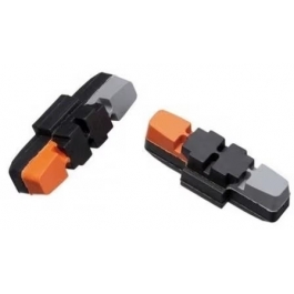 Гальмівні колодки MTB-950 v-brake Baradine,Magura,BMX-trial,чорно-сірі-помаранчеві Гальмівні колодки MTB-950 v-brake Baradine,Magura,BMX-trial,чорно-сірі-помаранчеві