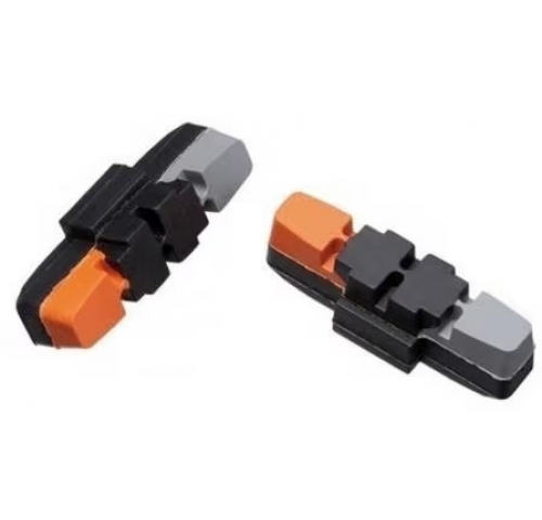 Гальмівні колодки MTB-950 v-brake Baradine,Magura,BMX-trial,чорно-сірі-помаранчеві