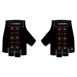 Рукавички ONRIDE Hold 30 Ornament, гелеві подушечки, чорний розмір M