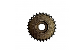 Тріскачка SUN RACE MFM2A 6DS0 2S6 14-28T 6 шв. BROWN/BLACK Lockring Desing