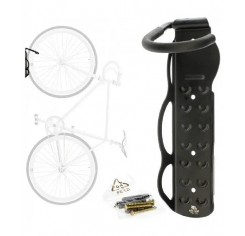 Тримач Green Cycle GTL-012 для велосипеда на стіну, до 30 кг, кріплення за колесо