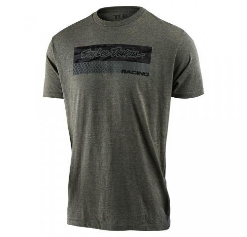 Футболка TLD Racing Block Fade Tee [SAGE BLACK HEATHER] L