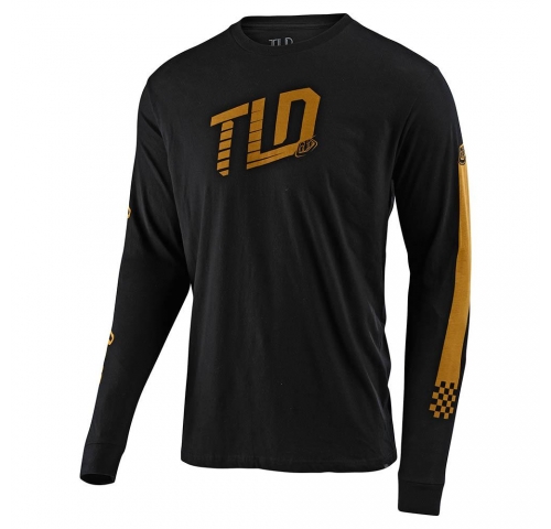 Футболка TLD Trackside L/S Tee [BLACK] M