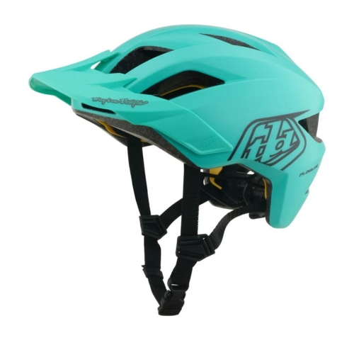Вело шолом TLD YOUTH FLOWLINE HELMET; POINT [CHARCOAL / REAL TEAL] OSFA
