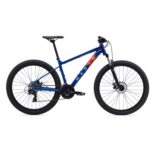 Велосипед 29" Marin BOLINAS RIDGE 1 рама - XL 2023 Gloss Blue/Off-White/Roarange