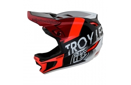 Вело шлем TLD D4 COMPOSITE HELMET [Qualifier Silver/Red] XL