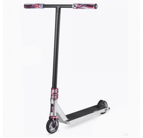 Самокат трюковый Hipe H5 Silver/red