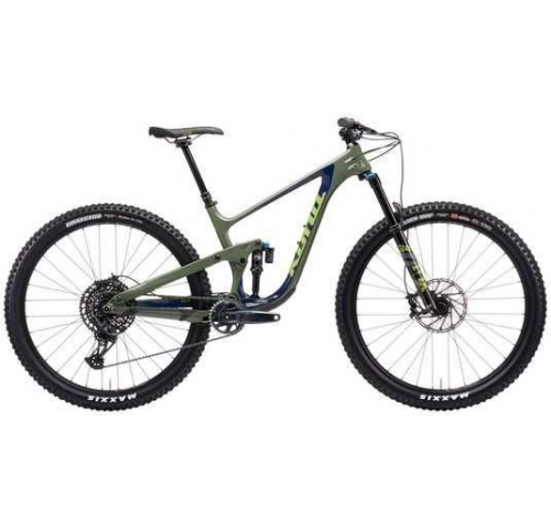Велосипед гірський Kona Process 134 CR 29 2021, Gloss Indigo/Concrete Green, XL