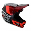 Вело шлем TLD D4 COMPOSITE HELMET [Qualifier Silver/Red] XL