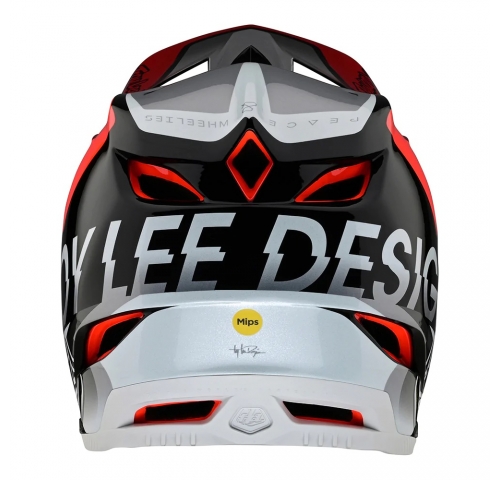 Вело шлем TLD D4 COMPOSITE HELMET [Qualifier Silver/Red] XL
