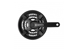 Шатуни Shimano Acera FC-MT210-3 Hollowtech II, 40X30X22, інтегрована вісь, захист зірок, без каретки