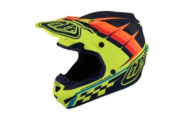 Мотошолом TLD SE4 POLYACRYLITE [WARPED YELLOW] XL